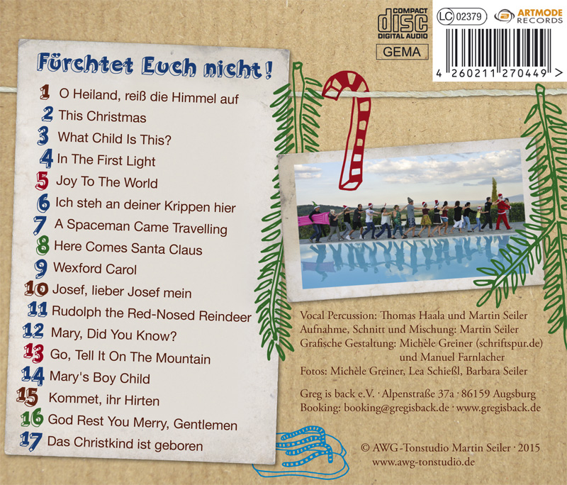 Fürchtet Euch nicht! - Back